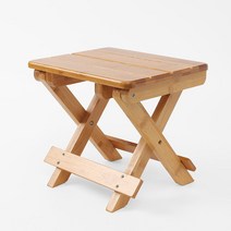 NEW 우드 접이식 내추럴 미니의자(24x20cm) 미니원목의자, 1개, 내추럴 우드 접이식 미니의자(24x20cm)