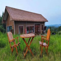 초가 지붕 볏짚원두막 인테리어 지푸라기 열차단 갈대, 난연성 블랙