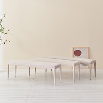 수플레 3인 식탁 벤치의자 CKN013C, 베이지