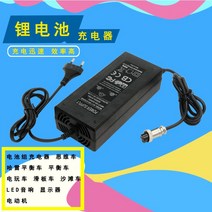 전기 자동차 리튬 배터리 충전기 전동킥보드 충전, 48V2A-DC 포트, 1개