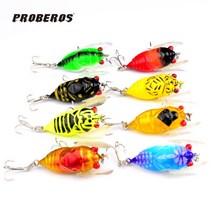 PROBEROS 탑워터 매미 워블러 워블러 배스낚시 웜 배스 메기낚시 루어 메기루어 하드베이트 지터벅 탑워터, C타입