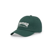 THRASHER 매거진 로고 볼캡 그린