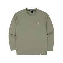 캉골 레터 L/S 티셔츠 3515 카키