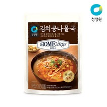 청정원 호밍스 김치 콩나물국 450g, 4개