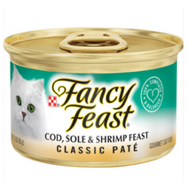 팬시피스트 화이트라벨 고양이 주식캔 대구 가자미와 새우 [85g x 12캔], 12캔