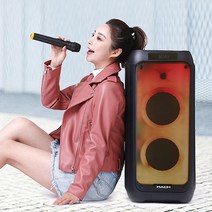 대형 블루투스 스피커 마이크 버스킹 엠프