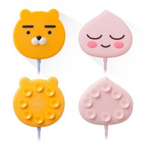 올드림 카카오프렌즈 무선고속충전 흡착패드 라이언 어피치, 충전흡착패드 라이언, 1개