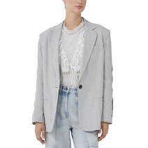 IRO 아이로 수비 린넨 혼방 자켓, Grey, EU 40 (M)