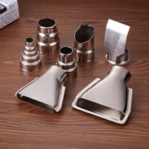 열풍기 히팅건 공업용 미니 소형 7pcs 스테인레스 스틸 히트 건 노즐 범용 뜨거운 공기 송풍기 노즐 전기 히트 건 납땜 열 건조기 노즐 키트 도구 91, 협력사