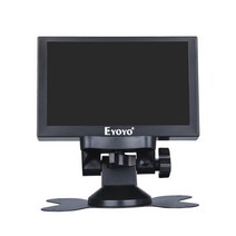 포터블 모니터 캠핑용 tv 휴대용 보조 캠핑 휴대 eyoyo 5 inch car av, 스탠드가 있는 모니터
