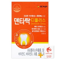 녹십자 덴타탁 디플러스 60정(2개월) + 패밀리즈 비타민C 증정!, 1세트