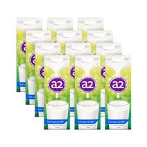 [뉴오리진] a2 밀크 김태희 멸균 우유 1L x 12개입, 단품, 1000ml