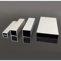 각파이프 각관 6063 알루미늄 사각 파이프 10-80mm 두께 1mm/1.2mm/1.4mm/2mm/3mm 직사각형 튜브 프로파일 장식 길이 500M 2 개, [01] 2PCS 500MM, [20] 76X76X1.2MM, 2개