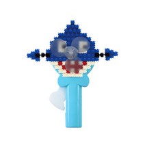 더조은키즈 이지툭툭블럭 손선풍기 휴대용선풍기 미니선풍기 목걸이선풍기 휴대용미니선풍기 장난감 블록, 꼬마상어