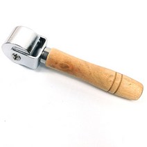 갈색가죽 가죽공예 공구 롤러 폭 26mm 문진