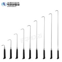 덕진 가마니갈퀴 갈고리 갈구리 생선 얼음 정육 짐 운반 맨홀 마대갈구리 갈쿠리 국산, 83cm