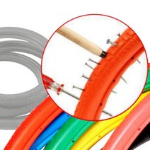 튜브리스타이어 에어리스 로드 솔리드 타이어 700x23C, 색상선택, A화이트