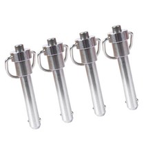 GHSHOP 4x 링 핸들 볼 잠금 핀 20mm, 설명, 스테인레스 스틸