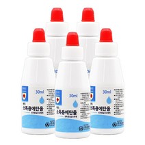 [케이솔루션] 소독용 에탄올 외피용 소독약 30ml, 5개