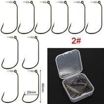 떡밥 투척기 파이크 소프트 Baits 민물 보트 낚시에 대 한 봄 핀 후크와 10pcs, 03 as pic
