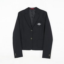 교복몰 (아울렛)진네이비 투버튼 심플 여자자켓 (광양.지엔제이커머스