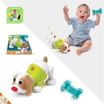 딸랑이 댄싱 퍼피 6개월 아기 청각 발달 장난감 선물