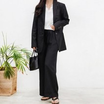 기타 여성 린넨 자켓 세트 여자 바지 팬츠 오피스룩 하객룩