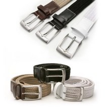 유럽골프박람회 호평 길이조절형 남여 스판 벨트 남성용 웨어 혁대 허리, 30인치, 블랙