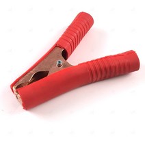 악어집게 동클립 고출력 한눈알 어스 시동 스타트선 테스터 차량 점프선 자동차 밧데리 비상 용품 휴대용 배터리 연결선 접지선 기리드봉 100A 레드