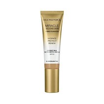 Max Factor Miracle Second Skin Foundation SPF 20 - 04 Light Medium Foundation Women 1.01 oz 브랜드: Max, 08 Medium-Tan