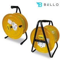 작업용 캠핑용 리드선 전선릴 연장선 전기릴선 1.5SQ 30호 50호 100호, 100호(약90m)(풀프레임/클로징핸들형), 차단기형, 1개
