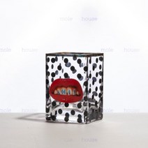 이탈리아 셀레티Toiletpaper 유리 꽃병 크리에이티브 개성 트렌드 컵 디자인 선물 장식, SHIT-M