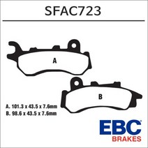 EBC 더 뉴 PCX125 브레이크패드 SFAC723 오토바이 PCX튜닝
