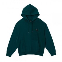 VOLCOM TWO FACES 오버핏 후드티셔츠 그린