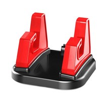 360 도 회전식 차량용 휴대폰 홀더 스틱 대시보드 실리콘 브래킷 핸드폰 스탠드 자동차 GPS 안정적인 지원, red