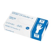 일회용 장갑 니트릴 글러브 화이트 가루 없음 100장들이 병원 채용 상품 마쓰요시