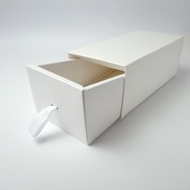 스윗앤스윗. 슬리브형)화이트 리본손잡이 롤케익박스 (24.5x11.5x9) 파운드케익 쿠키포장에도 좋아요