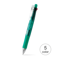 제브라 클립온 멀티펜 0.7mm, 그린, 12개