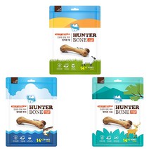 자연애 오래씹는 덴탈껌 헌터본 사슴 연어 양 16P (5P 증정), 헌터본 연어 5P, 헌터본 사슴 16P