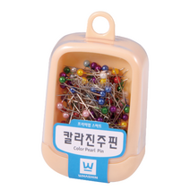 화신 칼라 진주핀 압핀 압정