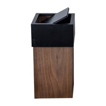 이케아 분리수거함 재활용 50l 가정용 북유럽 나무 쓰레기통 재활용 주방 홈 오피스 혁신 광장 정원 퇴비 bin 뚜껑 cubo de basura 폐기물 용기, 40cm, 01 40cm A