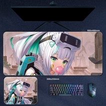 승리의 여신 Nikke 게임 승리의 여신 니케 캐릭터 굿즈 장패드 마우스패드 모음, 900x400mm, 3mm, S, 1개