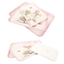 별도표기 디자인쟁반 가정용쟁반, 1개, 27.신사각 쟁반 수국 소