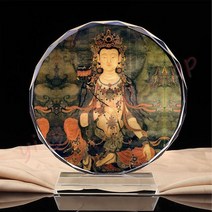 보현보살 문수보살 나무아미타불 개업고사상 부처상 불상 불교용품 순수한 손으로 그린 부처님 초상화 땅, 02 style 2_03 17cm
