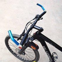 톡톡창고 자전거 보조 핸들바 손잡이 자전거보조손잡이 핸들 픽시라이저바, 블루, 1세트