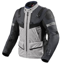 레빗 오토바이 자켓 프로패셔널 투어링 바이크 자켓 SILVER-ANTHRACITE, XL