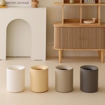 프로메이드 도넛빈 오픈형 휴지통 8L, 도넛빈8L-버터크림, 1개