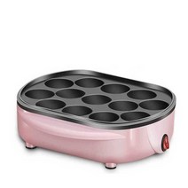 타코야끼 팬 가정용 휴대용 문어빵 메이커 멀티 쿠커, 타코야키 팬 (블랙) 6종 선물팩