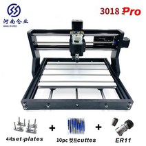 레이저 미스터 조각기 CNC 마킹기 나무 조각 나이프 레이저 조각 기계 소형 diy 완전 자동 데스크탑 CNC 마킹 CNC3018/pro/max 조각 기계, 1.8인치 오프라인 화면
