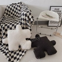 퍼즐 크리에이티브 베게 순간 작은 티르티르 쎄덱 라이트 광녀 디렉터 파이 쿠션, 55x55cm, 블랙